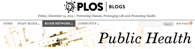 PLOS Blogs public health
